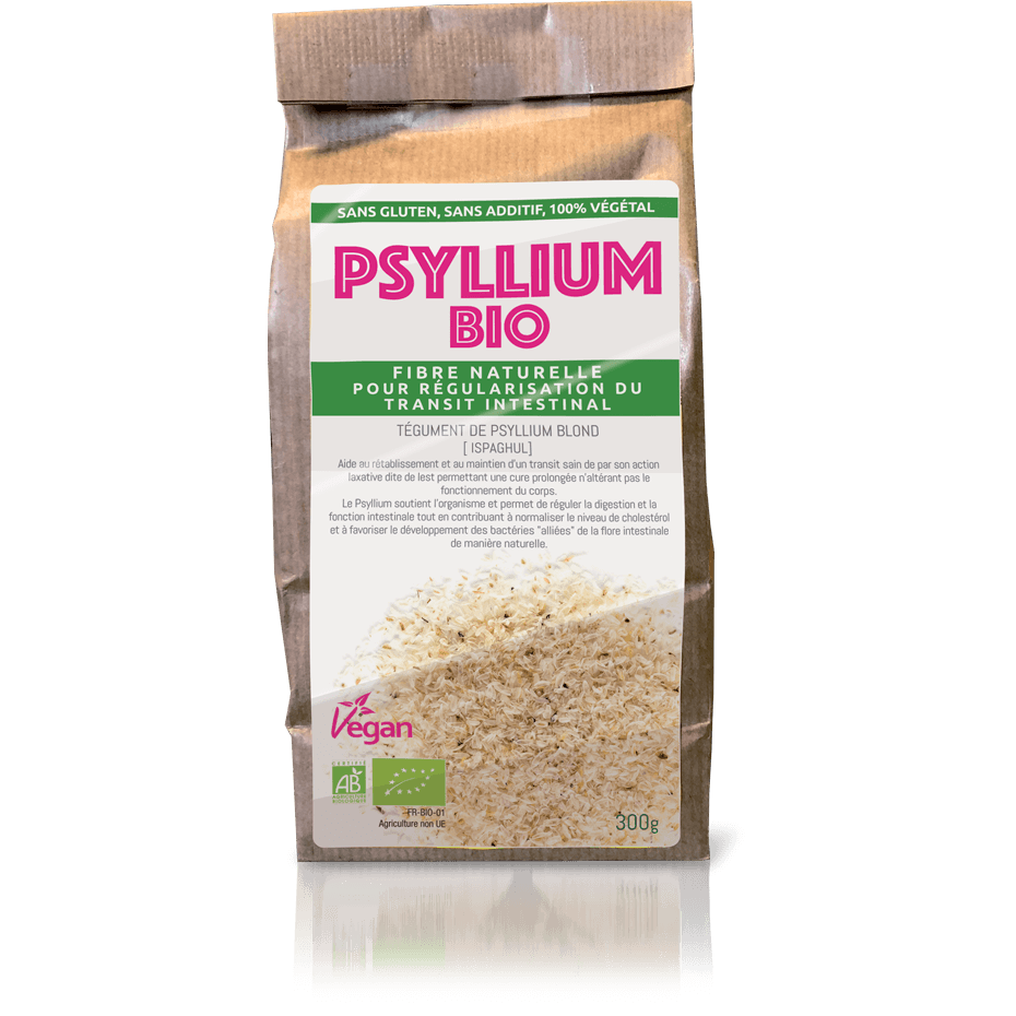 Psyllium Blond Bio - Sachet de 300 gr - Nature Forme