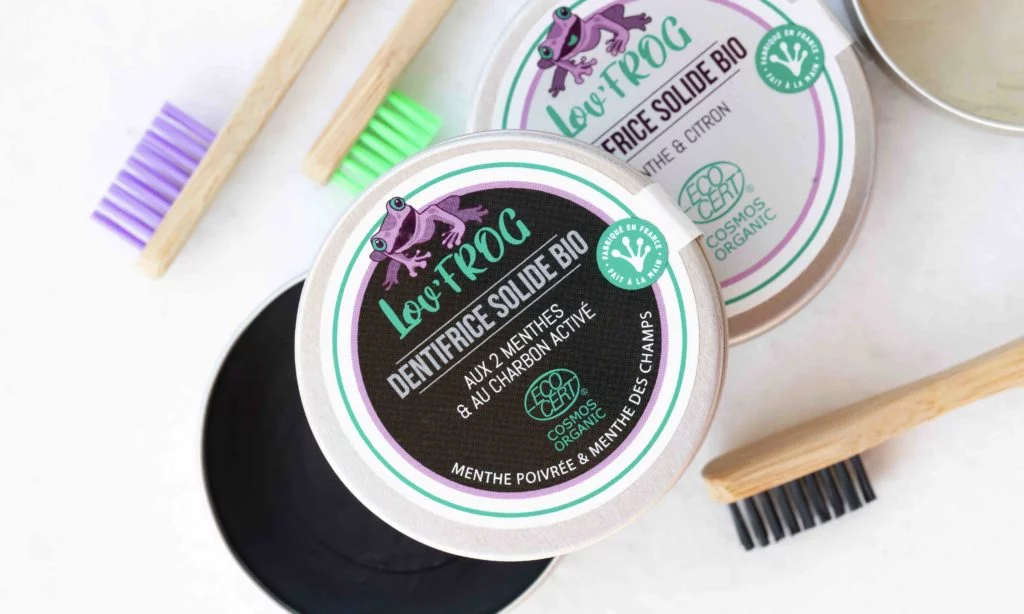 dentifrice solide lov'frog