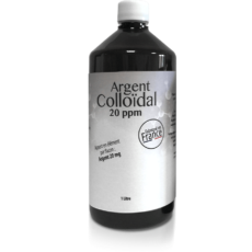 Argent colloïdal 20ppm 1L