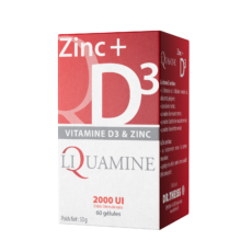 Vitamine D3 & Zinc 60 gélules