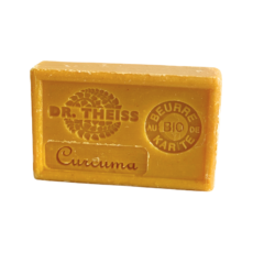 Savon de Marseille Curcuma & Beurre de Karité Bio (sans parfum) 125gr