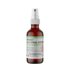 Argent colloïdal certifié Bio 20ppm — Spray Buccal 50ml