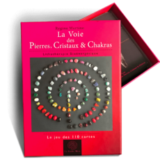 Jeu de 110 cartes : La voie des Pierres, Cristaux & Chakras par Régina Martino