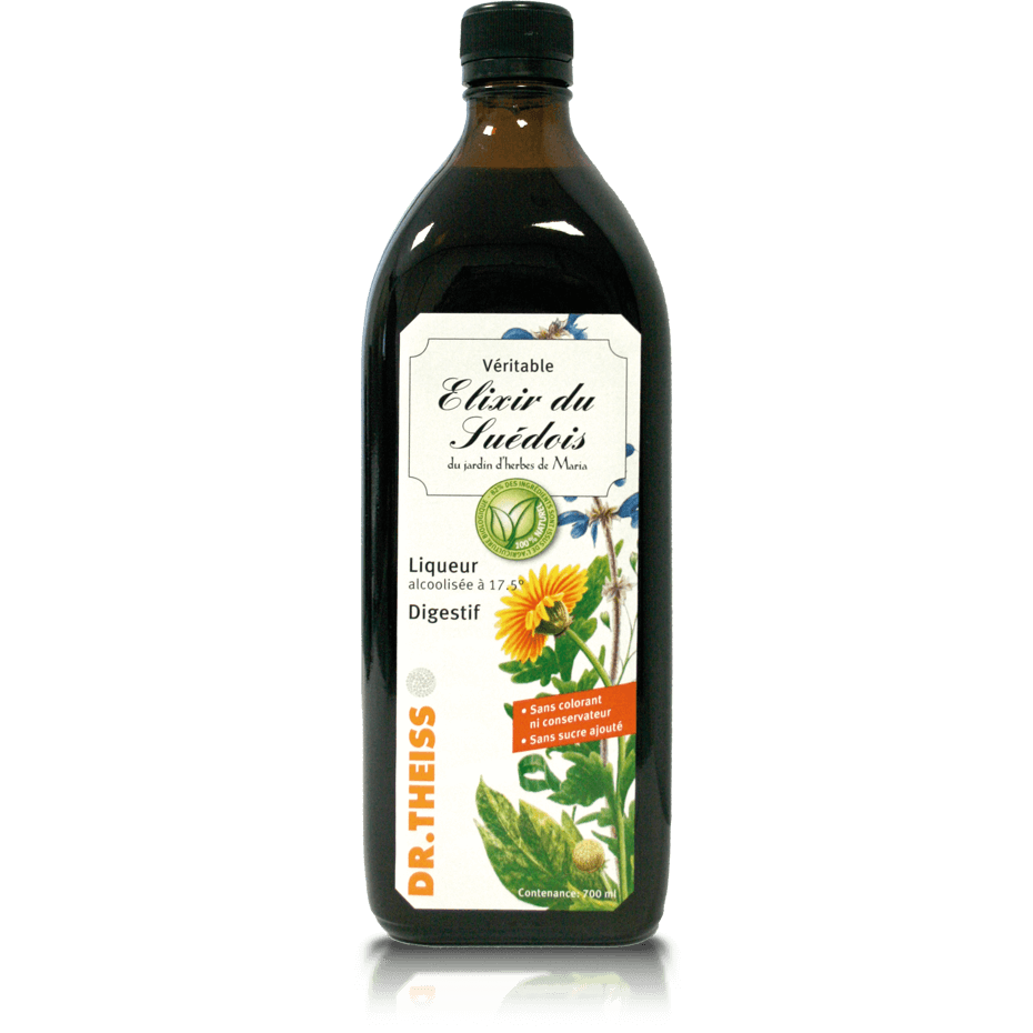 Elixir Suédois Bio Selon Maria Treben - 59 Plantes - 300 Ml - Biofloral - Pour La Digestion