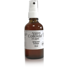 Argent colloïdal spray gorge 20ppm 50ml