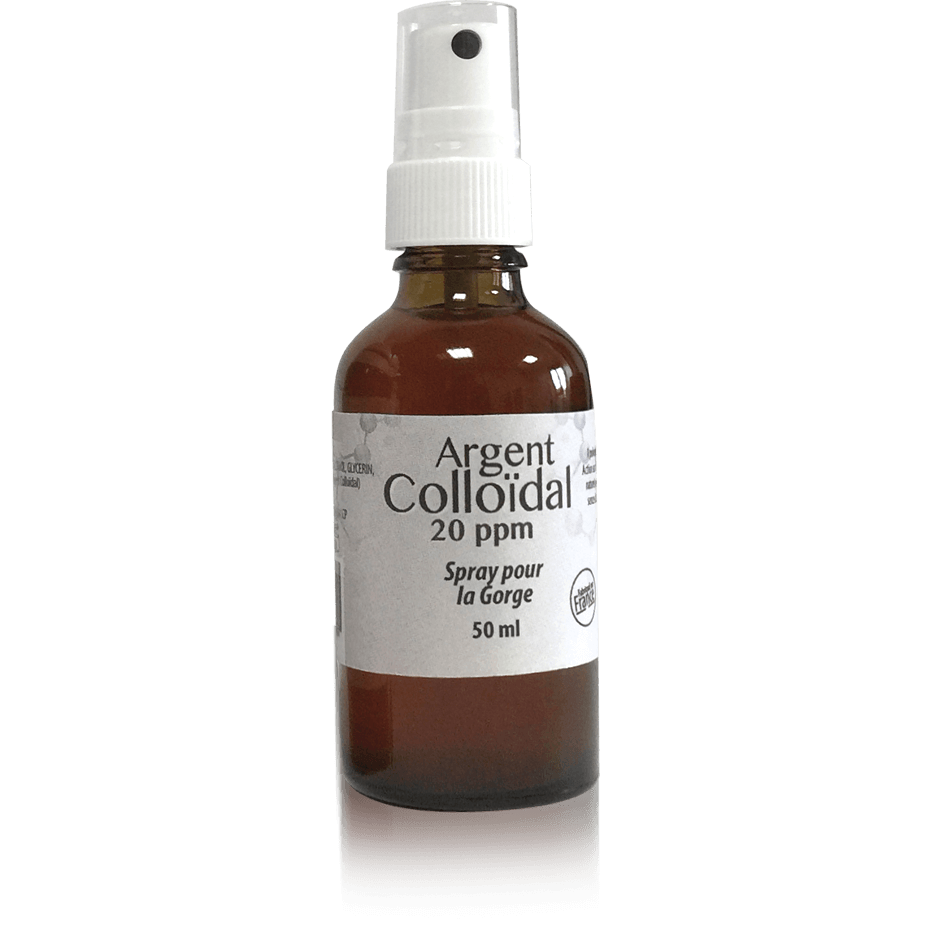 Argent colloïdal spray 20ppm 50ml Dr Theiss
