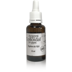 Argent colloïdal hygiène de l'oeil 20ppm 30ml