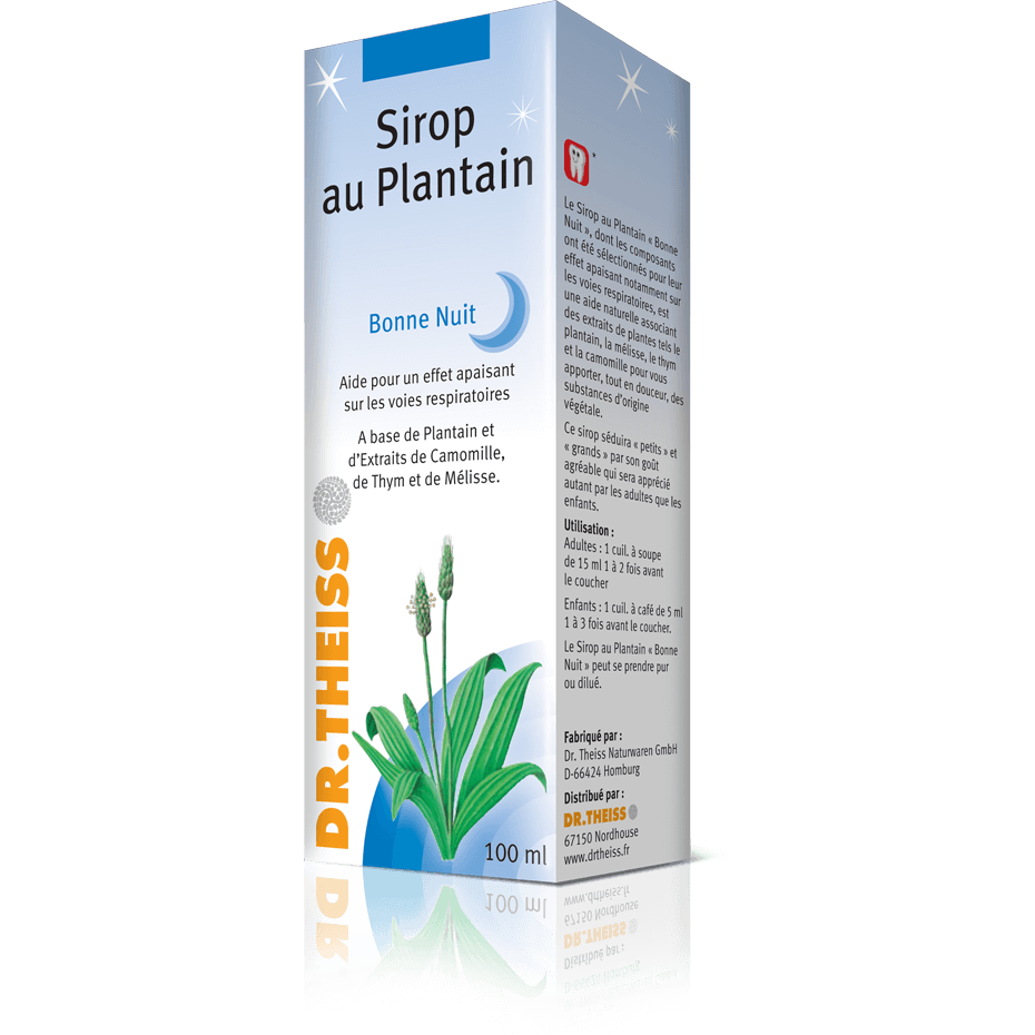 Sirop De Plantain BIO - 250 Ml - Soutien De La Gorge Et Système Immunitaire - Laboratoires ILAPHARM
