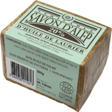 Savon d'Alep 20% Huile de Laurier 200gr