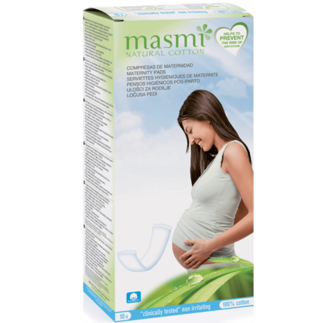 Serviettes hygiéniques maternité 100% coton BIO - Dr Theiss